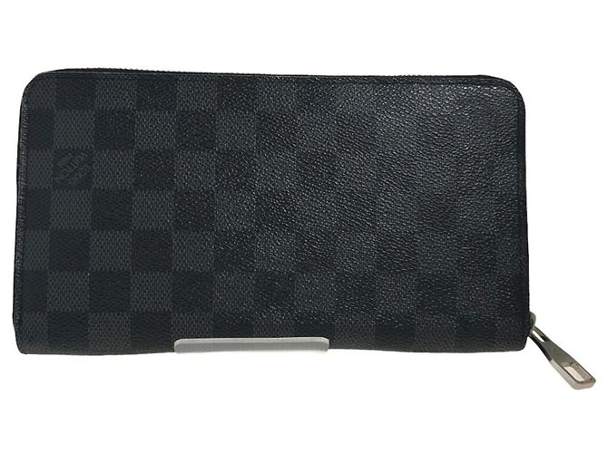 Zippy Louis Vuitton Damier Graphite Long Wallet Black - view 2