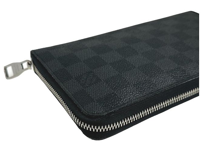 Zippy Louis Vuitton Damier Graphite Long Wallet Black - view 5
