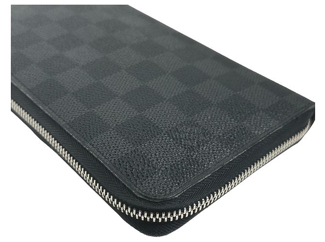 Zippy Louis Vuitton Damier Graphite Long Wallet Black - view 6