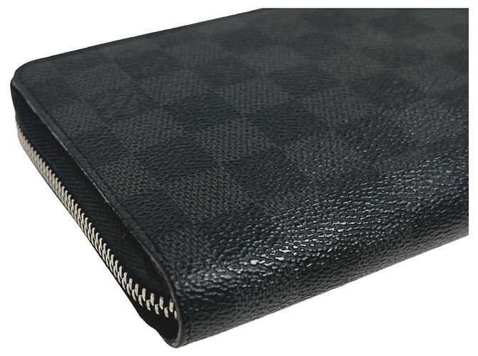 Zippy Louis Vuitton Damier Graphite Long Wallet Black - view 7