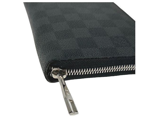 Zippy Louis Vuitton Damier Graphite Long Wallet Black - view 8