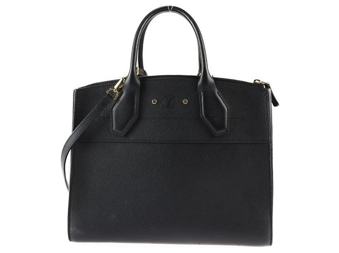 Borsa City Steamer MM Louis Vuitton Nero - vista 3