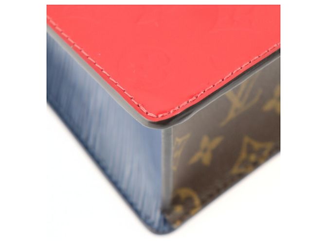 Borsa Louis Vuitton Spring Street PM Marrone Rosso Blu - vista 5