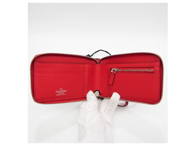 Valentino Garavani Bi-Fold Wallet with Neck Strap - view 3
