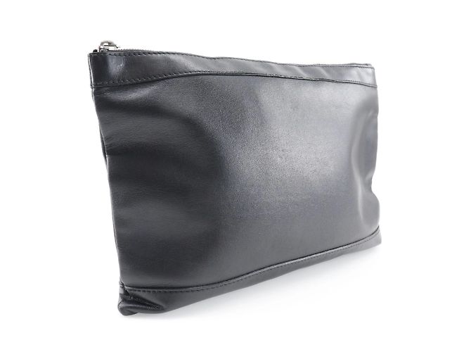 Clutch in suede nero Balenciaga - vista 3