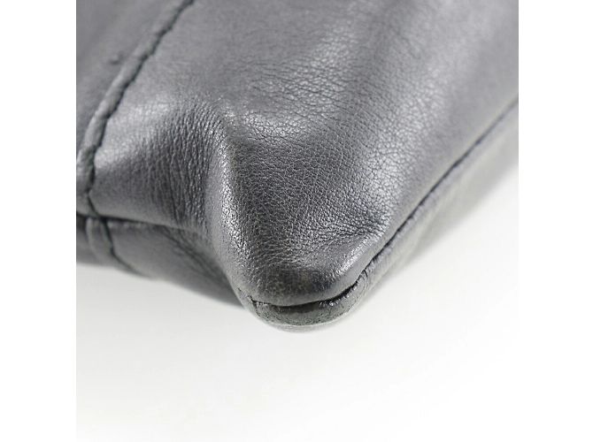 Clutch in suede nero Balenciaga - vista 4