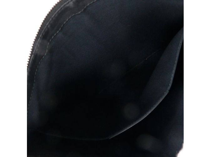 Clutch in suede nero Balenciaga - vista 7