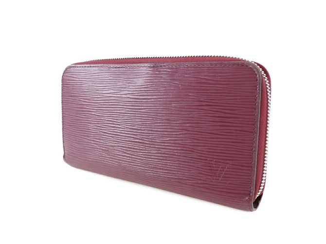 Monedero de cuero Epi Louis Vuitton Roja - vista 2