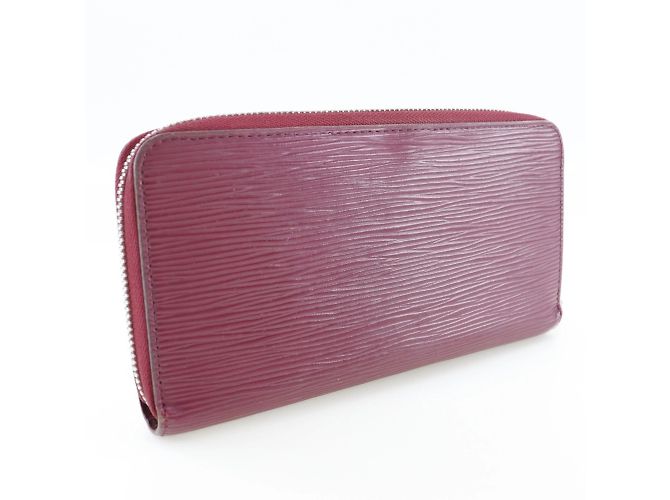 Monedero de cuero Epi Louis Vuitton Roja - vista 3