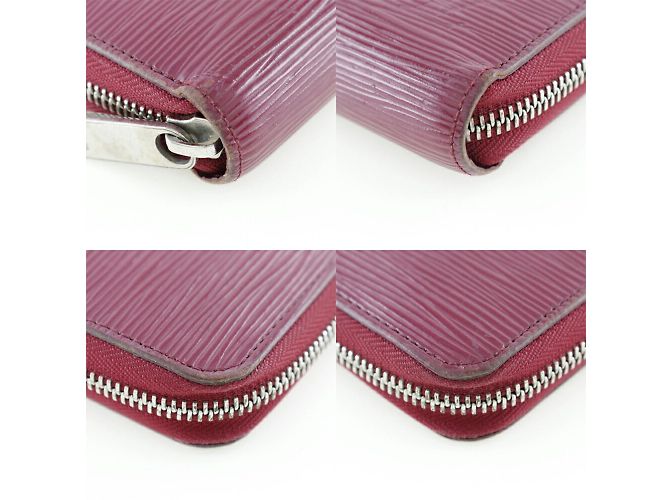 Monedero de cuero Epi Louis Vuitton Roja - vista 4