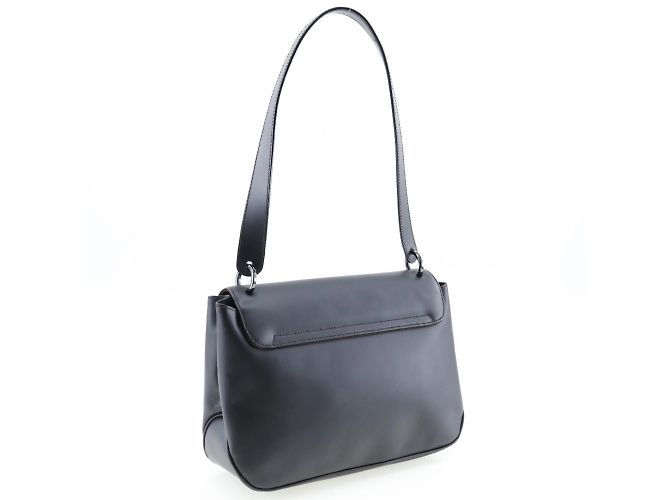 Borsa a spalla in pelle di vitello nera Salvatore Ferragamo Nero - vista 3