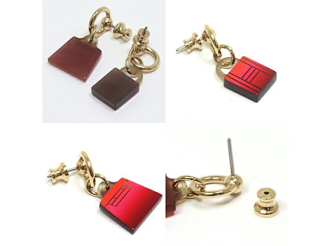 Hermès Hermes Kelly Earcuff Ohrringe Pink Rot Orange - Ansicht 3