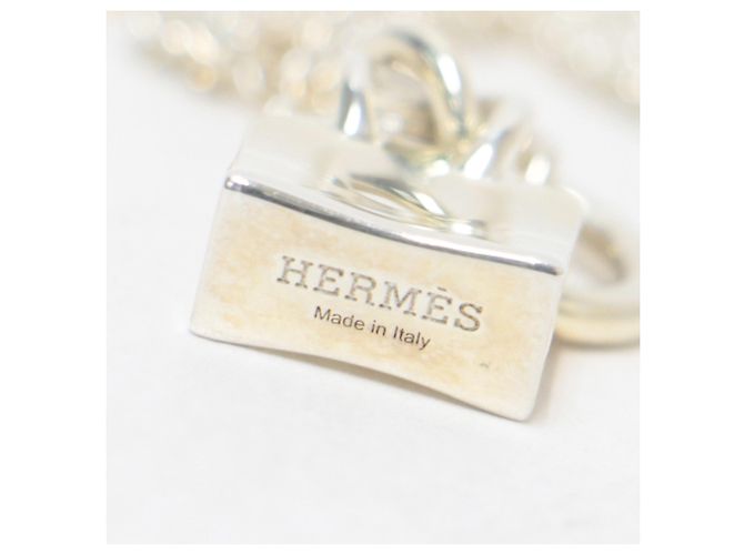Birkin Hermès Collana con Pendente in Argento Hermes - vista 4