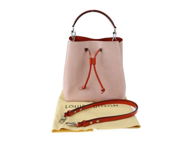 Néonoé Borsa Louis Vuitton Neonoe Rosa Multicolore Arancione - vista 10