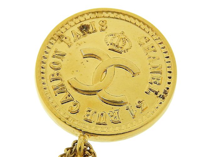 Spilla Matelassé Placcata Oro di Chanel D'oro - vista 4