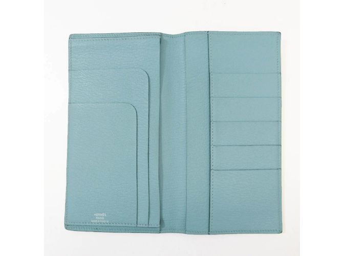 Hermès Cartera larga para mujer Hermes Evelyne Azul Azul marino - vista 3