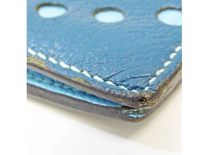 Hermès Cartera larga para mujer Hermes Evelyne Azul Azul marino - vista 5