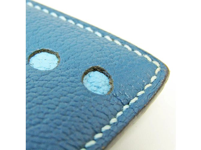 Hermès Cartera larga para mujer Hermes Evelyne Azul Azul marino - vista 6