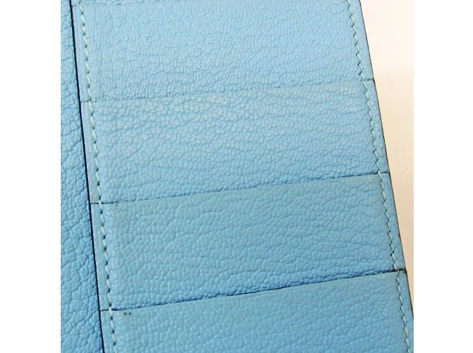 Hermès Cartera larga para mujer Hermes Evelyne Azul Azul marino - vista 7