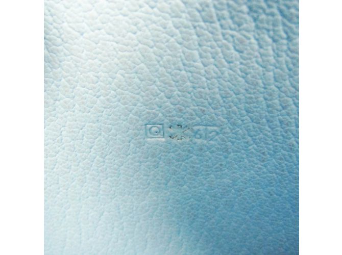 Hermès Cartera larga para mujer Hermes Evelyne Azul Azul marino - vista 9