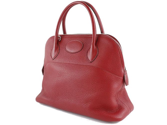 Hermès Borsa Hermes Bolide 31 in Rouge H Rosso - vista 2