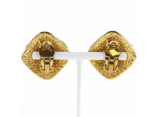 Orecchini vintage placcati in oro Chanel - vista 3