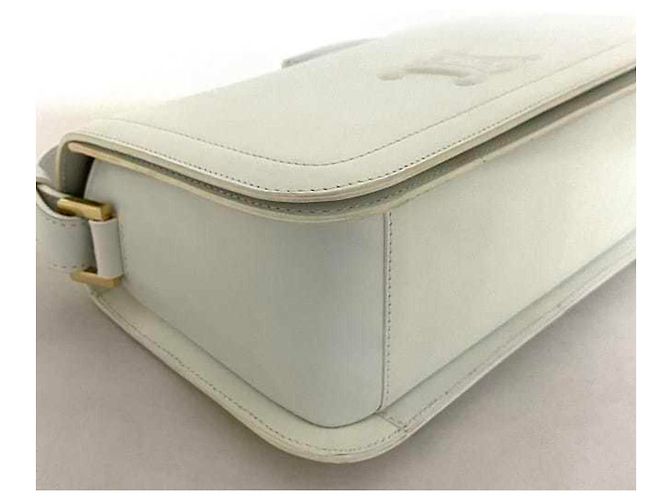 Céline Celine White Triomphe Cuile Handtasche Weiß - Ansicht 6