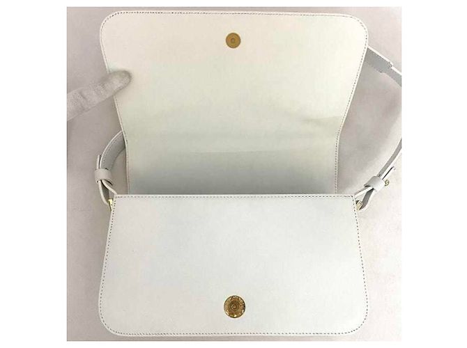 Céline Celine White Triomphe Cuile Handtasche Weiß - Ansicht 8