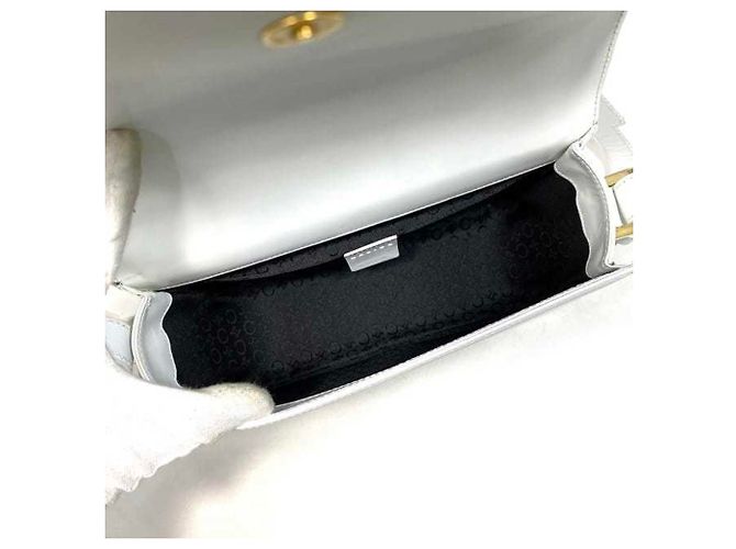 Céline Celine White Triomphe Cuile Handtasche Weiß - Ansicht 9