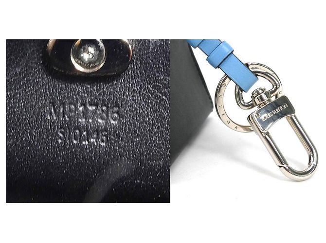 Portachiavi Charm City Steamer Louis Vuitton Nero Blu - vista 5