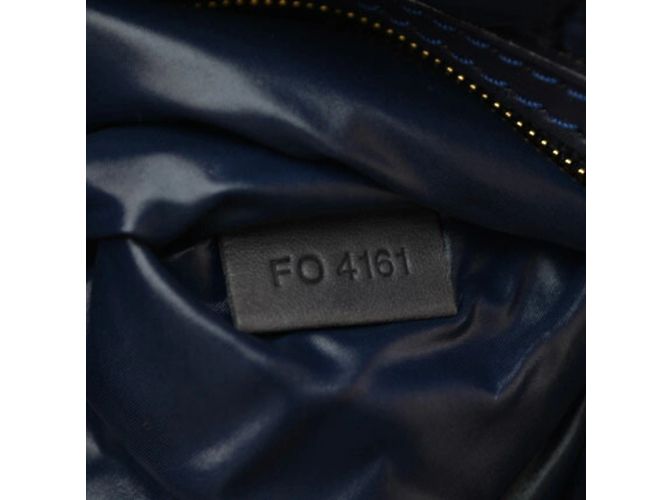 Borsa Tote Lockit MM Monogram De Jour Louis Vuitton Blu - vista 12