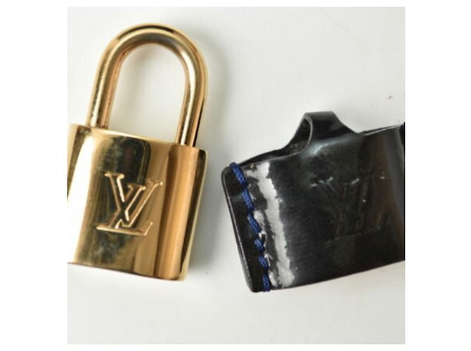 Borsa Tote Lockit MM Monogram De Jour Louis Vuitton Blu - vista 7