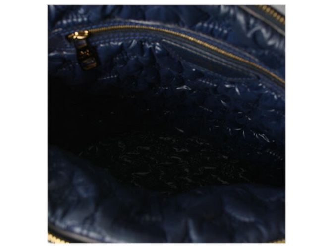 Borsa Tote Lockit MM Monogram De Jour Louis Vuitton Blu - vista 8