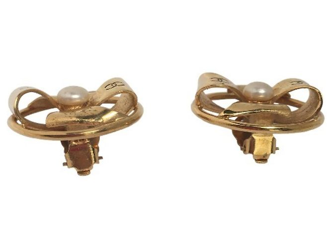 Orecchini a clip dorati Chanel D'oro - vista 5