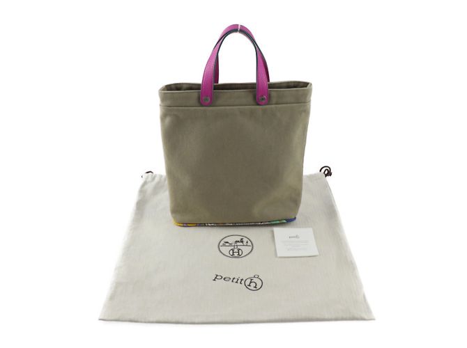 Silk In Borsa Ash Petit H di Hermès Cachi - vista 8