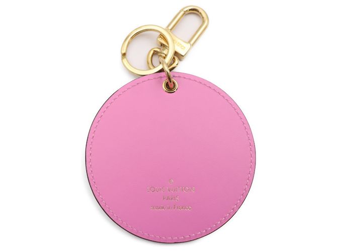 Louis Vuitton Porte Claire Illustre Keychain Pink Blue - view 2