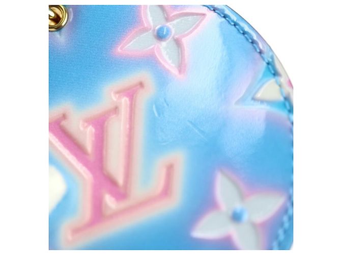Louis Vuitton Porte Claire Illustre Keychain Pink Blue - view 3
