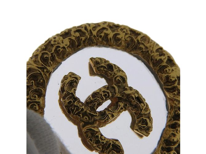 Collana da donna Chanel Coco Mark vintage placcata in oro x vetro - vista 5