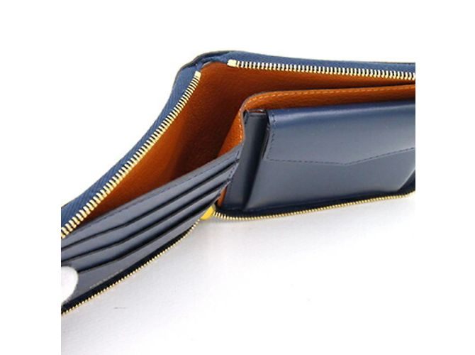 Moynat Navy Bi-Fold Wallet - view 3