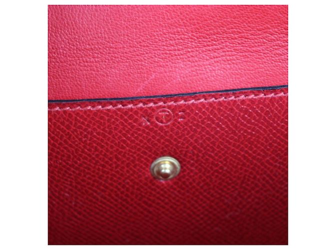 Hermès Borsa Clutch Hermes Faco in Rosso Courchevel - vista 9