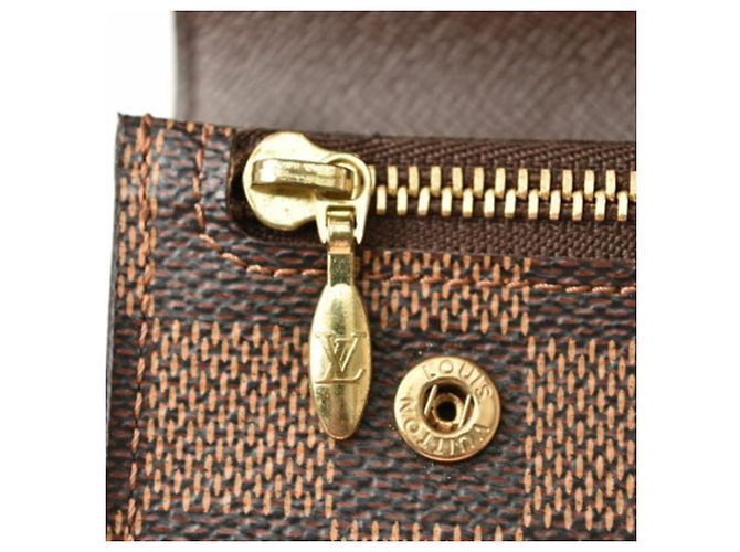 Louis Vuitton Damier Canvas Chain Wallet Damier ebene - view 10