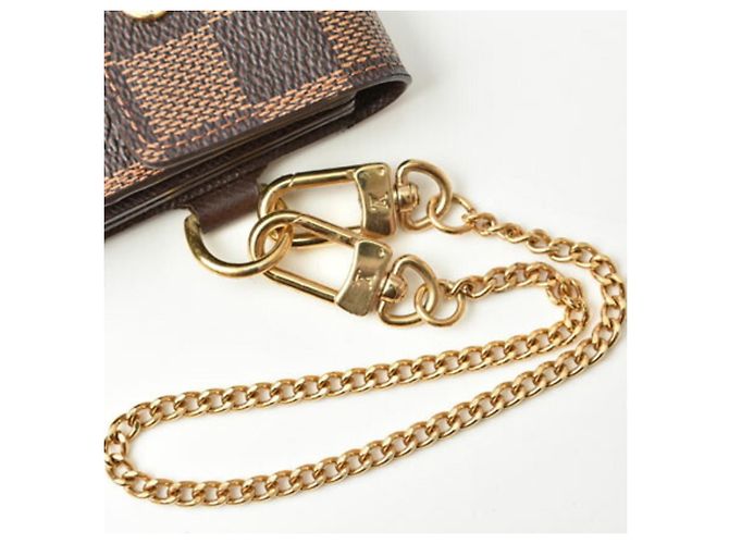 Louis Vuitton Damier Canvas Chain Wallet Damier ebene - view 3