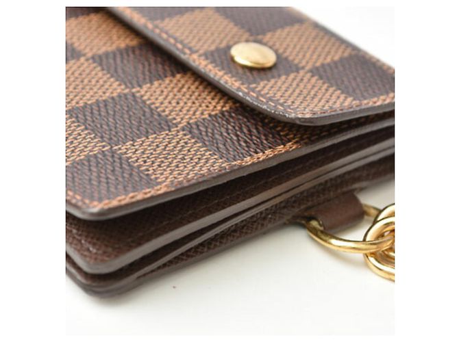 Louis Vuitton Damier Canvas Chain Wallet Damier ebene - view 6