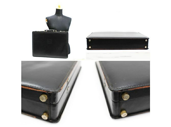 Valigetta Attaché Anagram Loewe Nero - vista 3