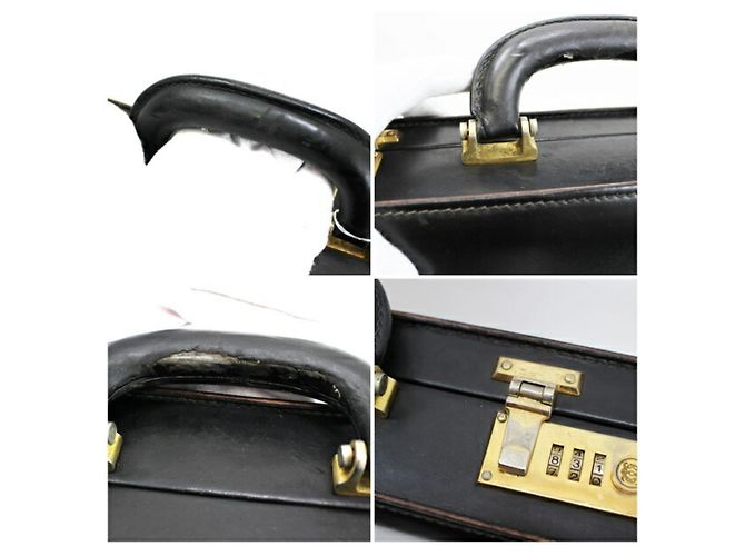 Valigetta Attaché Anagram Loewe Nero - vista 4