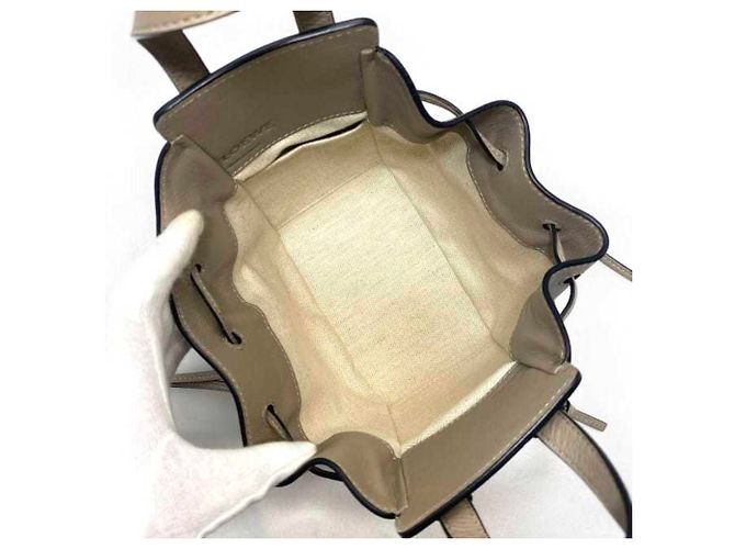 Borsa a spalla Hammock Loewe in beige - vista 8