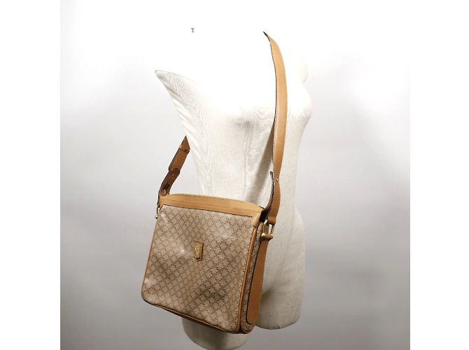 Céline Celine Macadam Schultertasche Beige - Ansicht 10