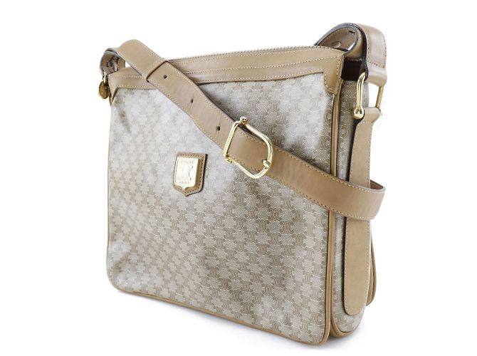 Céline Celine Macadam Schultertasche Beige - Ansicht 2