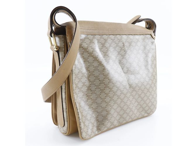 Céline Celine Macadam Schultertasche Beige - Ansicht 3