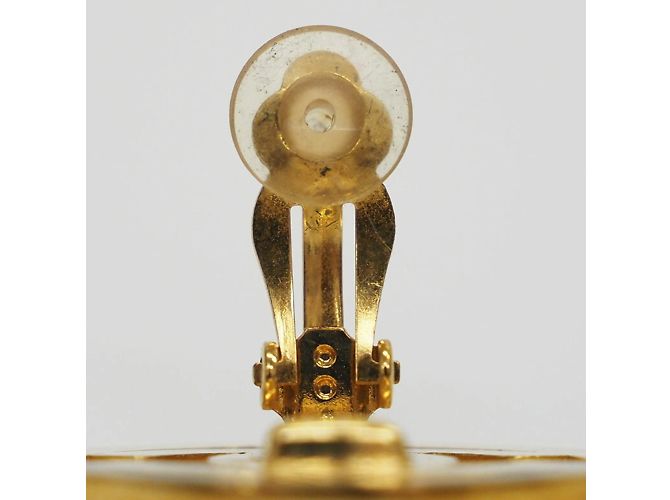 Orecchini rotondi Coco Turnlock di Chanel D'oro - vista 6